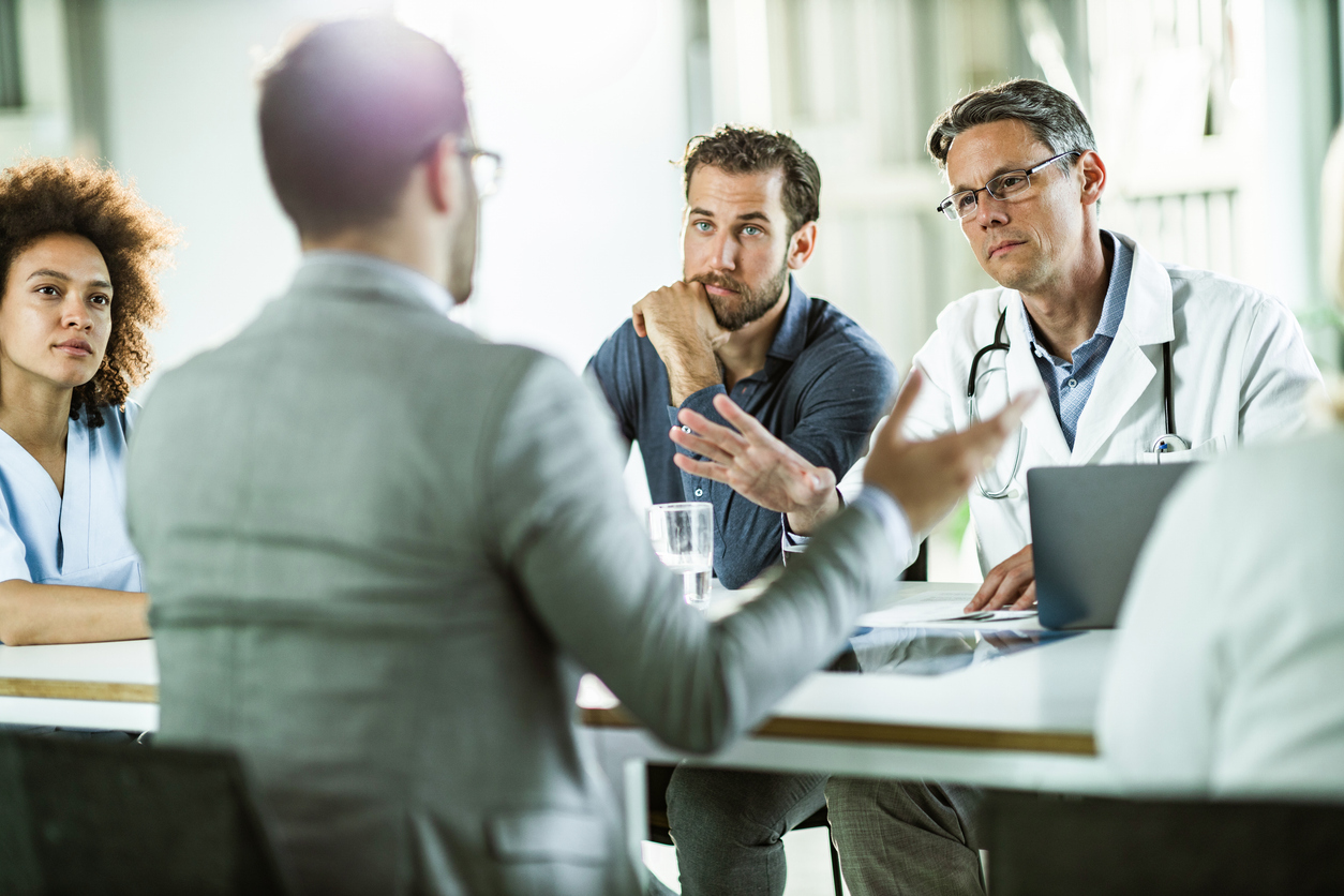 ai clinical scribe called Perci being used in medical case conference